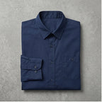 Woven Button-Down Shirt Woven Button-Down Shirt flat lay product photo