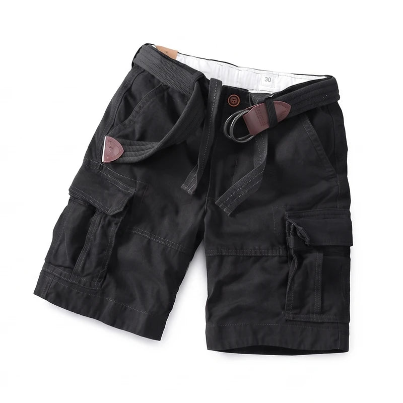 Black shorts on a white background - 2