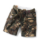 Camouflage shorts on a white background - 2