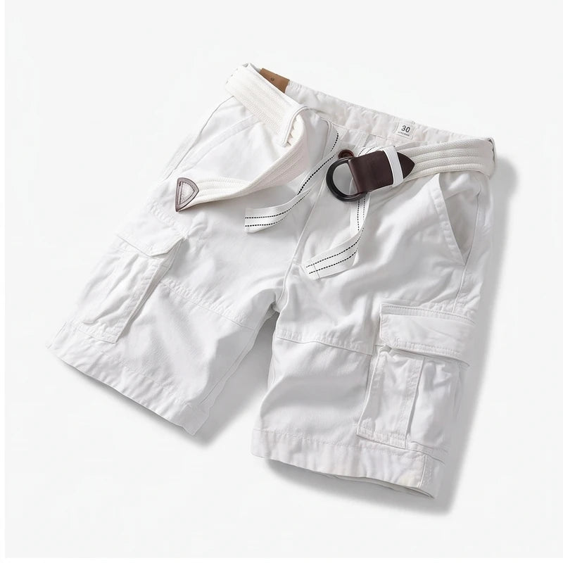 White shorts on a white background - 2