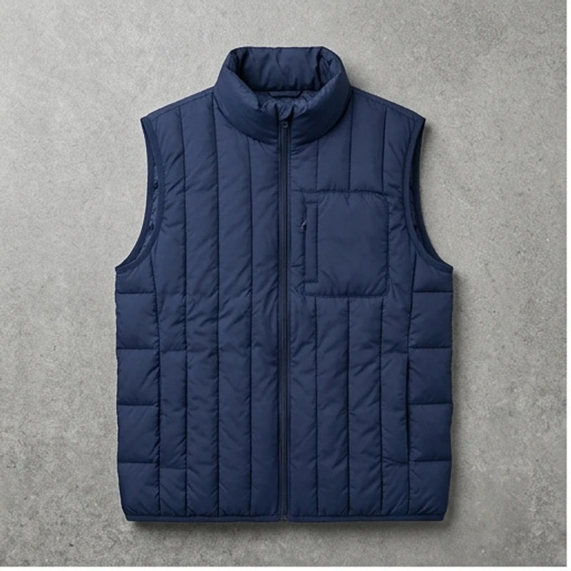 Packable Puffer Vest Packable Puffer Vest flat lay product photo