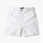 White cotton shorts on a white background