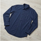 Woven Button-Down Shirt Woven Button-Down Shirt flat lay product photo - 2