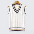 Rowland Men's Cotton Cable-Knit Sweater Vest