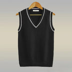 Rowland Men's Cotton Cable-Knit Sweater Vest