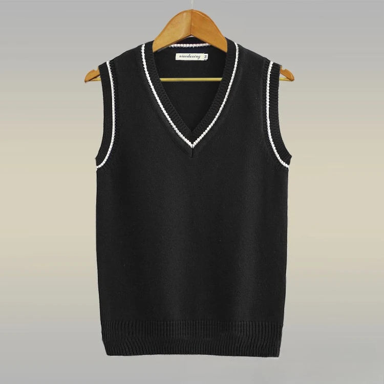 Rowland Men's Cotton Cable-Knit Sweater Vest