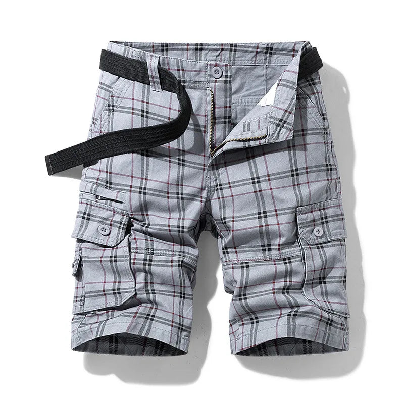 Dexter Men's Plaid Cargo Shorts