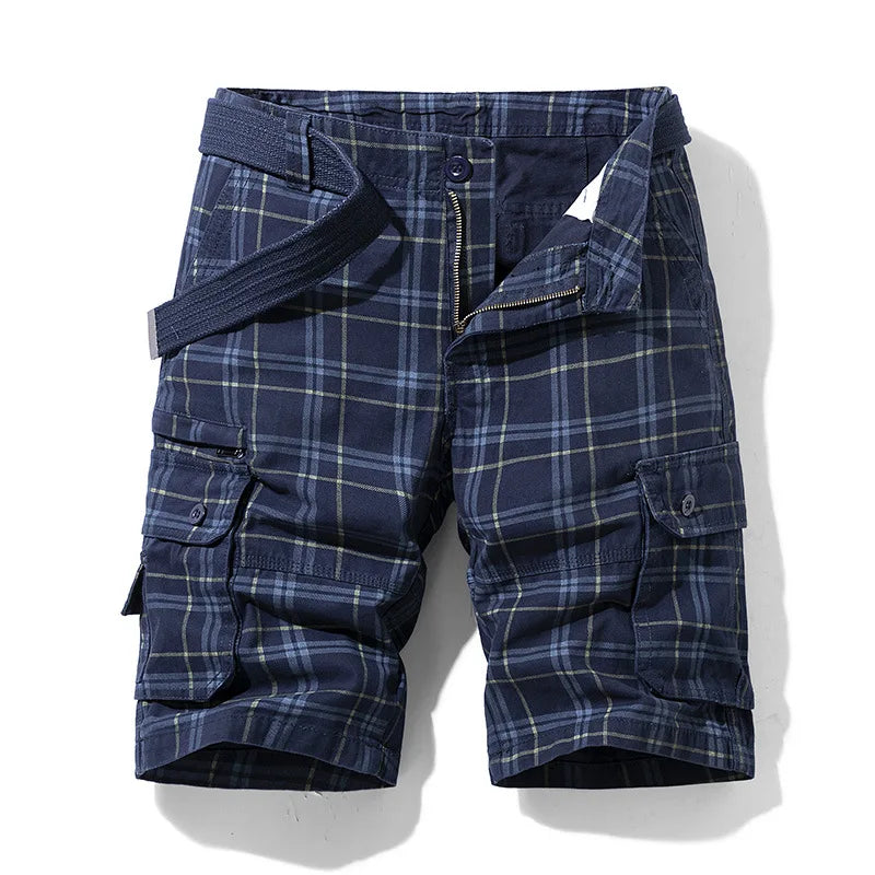 Dexter Men's Plaid Cargo Shorts