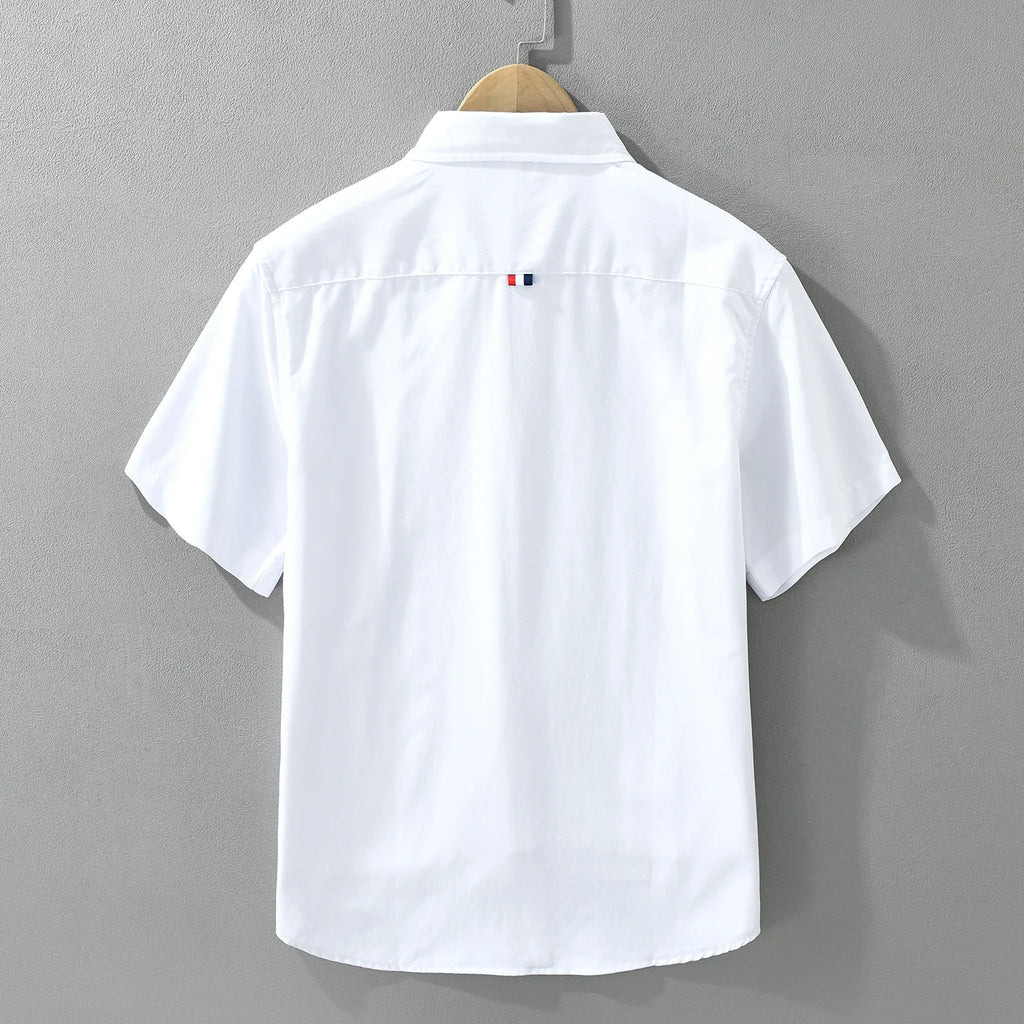 Thorne 100% Cotton Short Sleeve Button Up