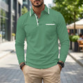 Palmieri Long Sleeve Collared Polo Shirt