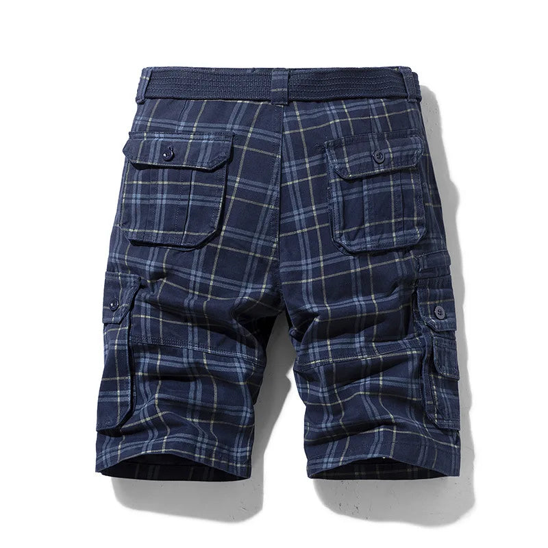 Dexter Men's Plaid Cargo Shorts