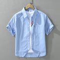 Thorne 100% Cotton Short Sleeve Button Up