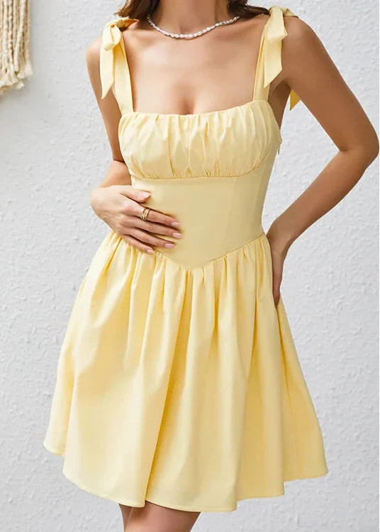 Larissa Women's Tie Strap Cotton Dress
