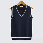 Rowland Men's Cotton Cable-Knit Sweater Vest