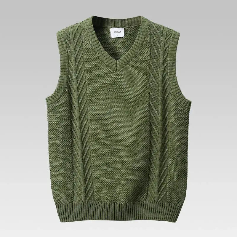 Torsten Men's Cable-Knit Sweater Vest