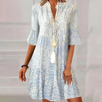 Cassia Boho Dress with Sleeves