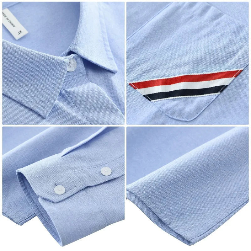 Westley Men's Cotton Button-Up Long Sleeve Shirt