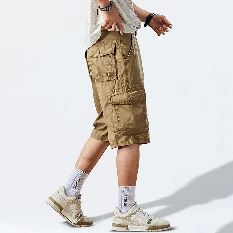 Veston Men's Cotton Cargo Shorts