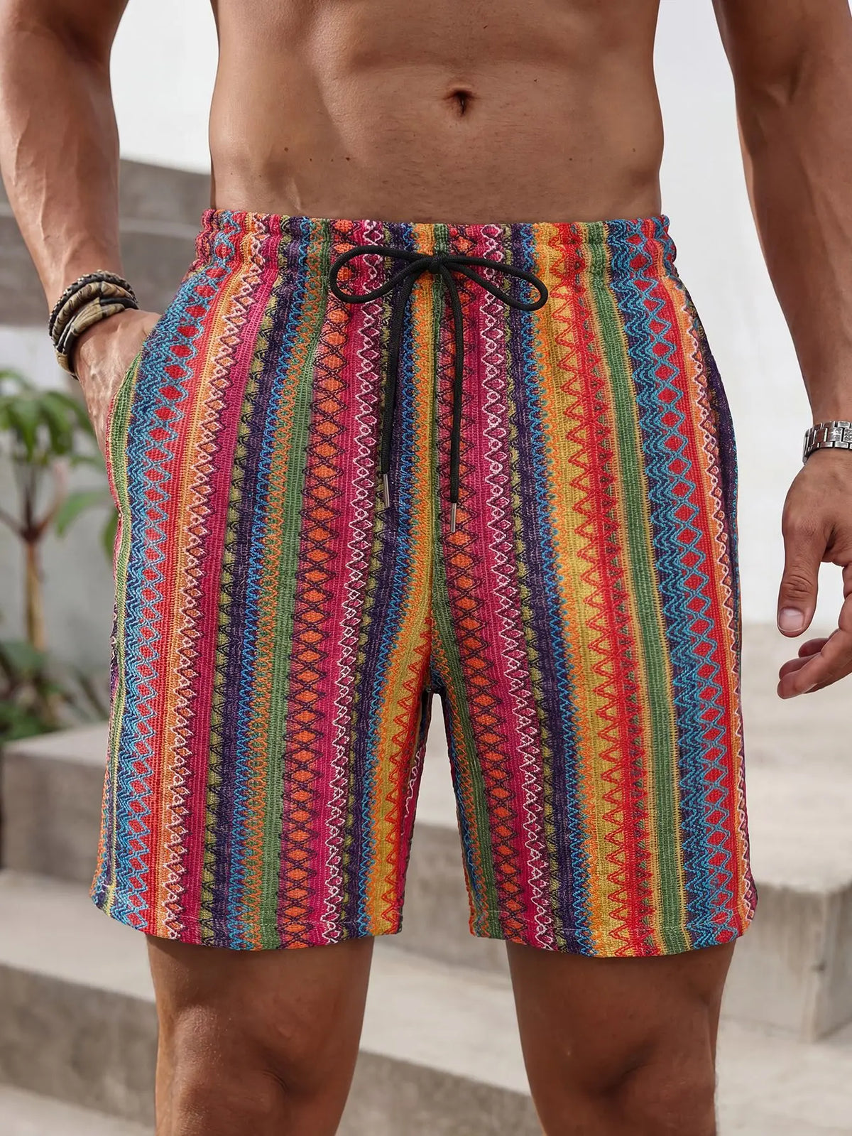 Jasper Men's Jacquard Knit Shorts