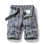 Garrick Men's Striped Cargo Shorts