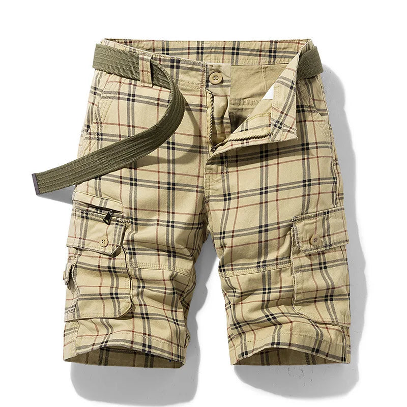 Dexter Men's Plaid Cargo Shorts
