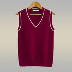 Rowland Men's Cotton Cable-Knit Sweater Vest