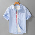 Montrose Men's Cotton Short Sleeve Button-Up Shirt