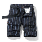 Garrick Men's Striped Cargo Shorts