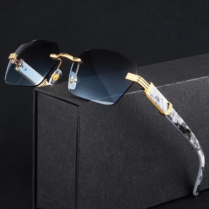 Gatsby Rimless Gradient Sunglasses