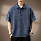 Bryson Men's Denim Polo Shirt