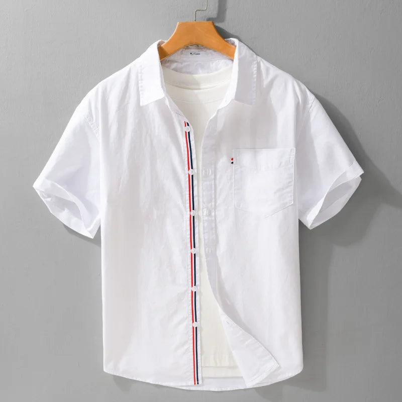 Montrose Men's Cotton Short Sleeve Button-Up Shirt