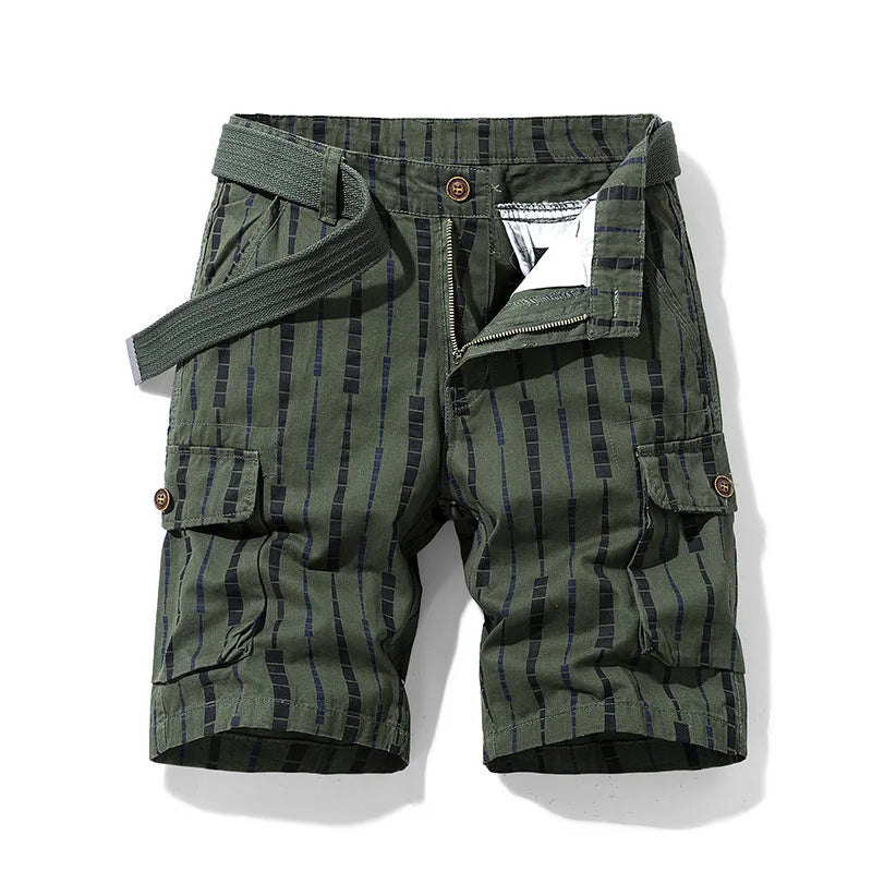 Garrick Men's Striped Cargo Shorts