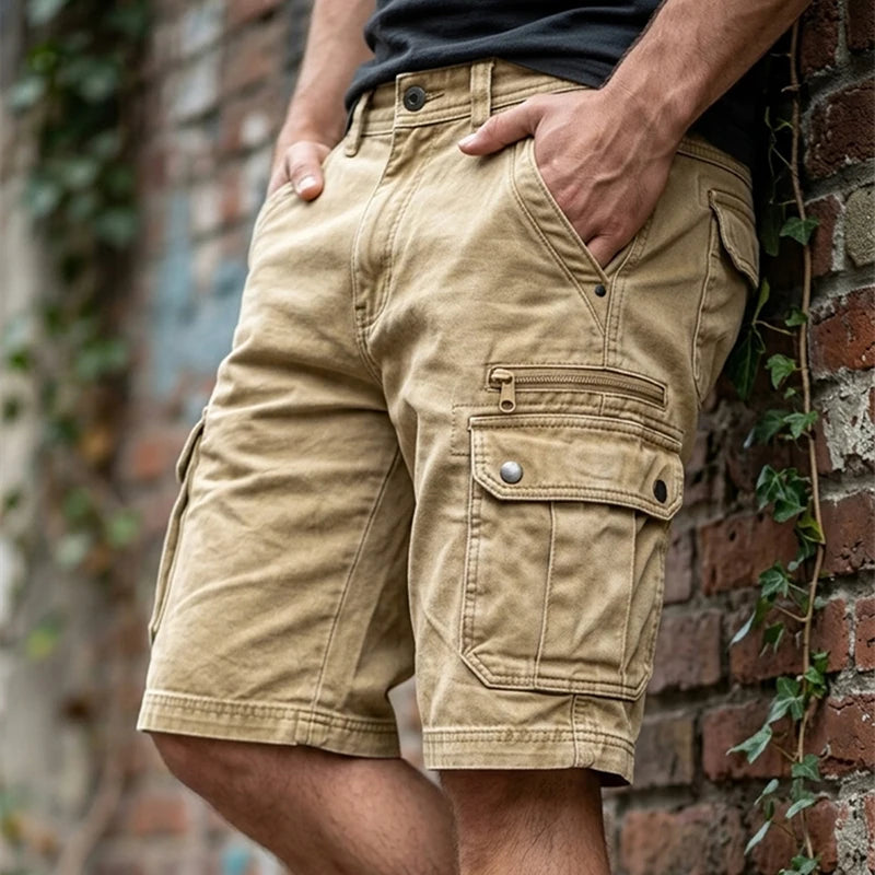 Flintridge Men's Cotton Cargo Shorts