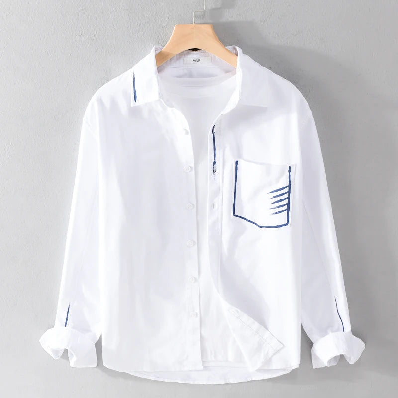 Harlan Men's Cotton Long Sleeve Shirt