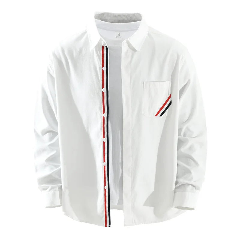 Westley Men's Cotton Button-Up Long Sleeve Shirt