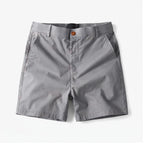 Gray cotton shorts on a white background