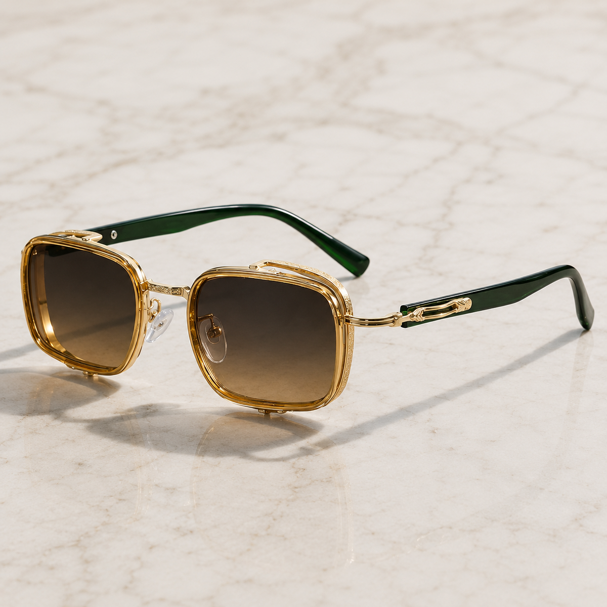 Halston Square Gradient Sunglasses