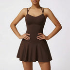 Aurelia Athletic Dress with Built-In Shorts