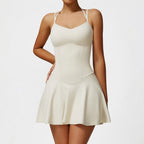 Aurelia Athletic Dress with Built-In Shorts