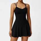Aurelia Athletic Dress with Built-In Shorts
