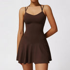 Aurelia Athletic Dress with Built-In Shorts