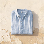 Harland Men's Linen Button-Up Shirt