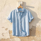 Harland Men's Linen Button-Up Shirt