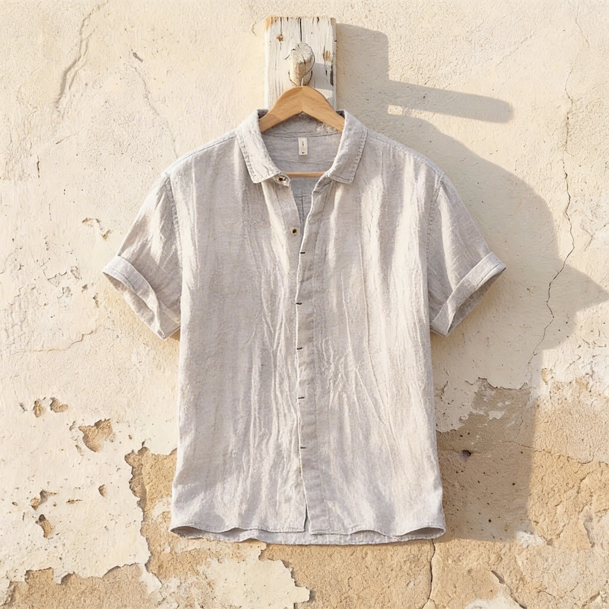 Harland Men's Linen Button-Up Shirt