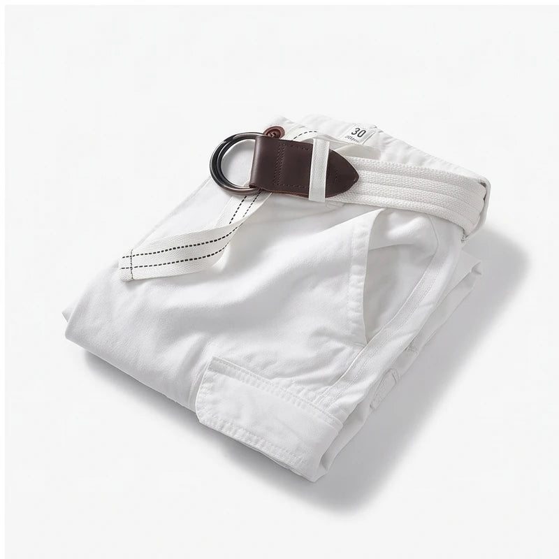 White shorts on a white background - 3