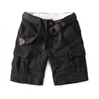 Black shorts on a white background