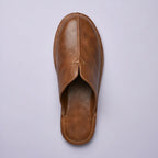 4215Brown Quinlan Genuine Leather Backless Mules product photo - 4