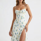 Lysander Floral Midi Slip Dress