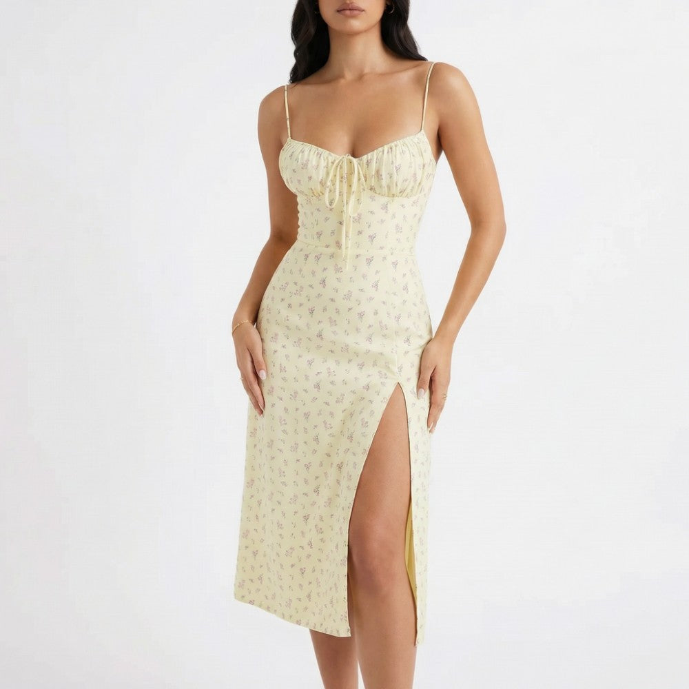 Lysander Floral Midi Slip Dress
