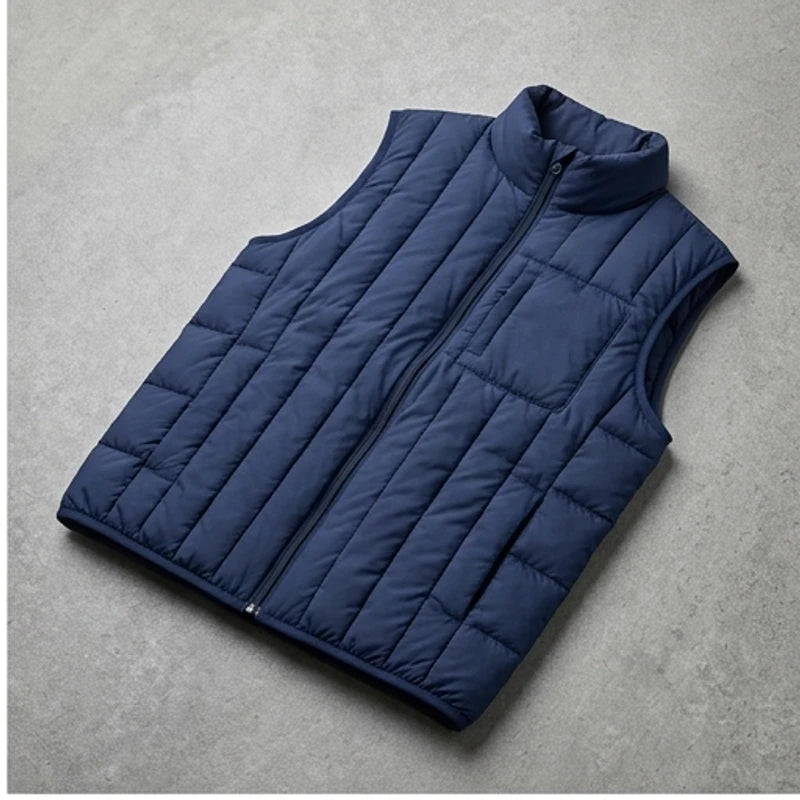 Packable Puffer Vest Packable Puffer Vest flat lay product photo - 2